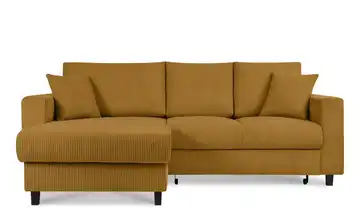KONSIMO Ecksofa Gelb links