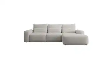 Ecksofa Grau rechts