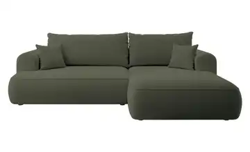 Ecksofa Olivgrün rechts