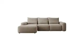 Ecksofa Hellbraun links