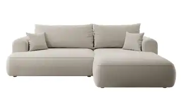 Ecksofa Creme rechts
