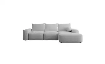 Selsey Ecksofa mit Schlaffunktion Carnos Grau rechts