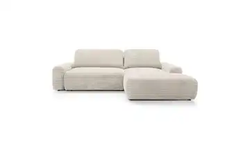 Ecksofa mit Schlaffunktion Alferia Creme rechts