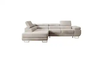 Ecksofa Greige links