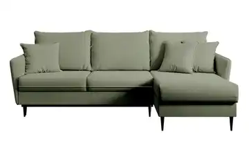 Ecksofa mit Schlaffunktion Volio Salbeigrün