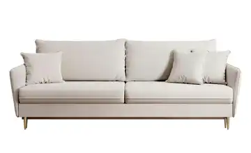 Einzelsofa mit Schlaffunktion Volio Beige, Goldfarben