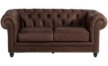 Max Winzer Chesterfieldsofa Einzelsofa Braun