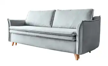 Miuform Einzelsofa mit Schlaffunktion Charming Charlie  Hellgrau