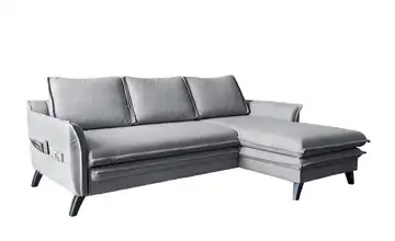 Miuform Ecksofa mit Schlaffunktion Charming Charlie Grau rechts