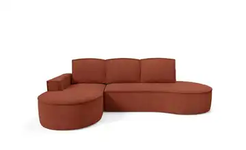 Ecksofa Flow links Rot