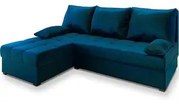 MASSENO Ecksofa Rita Cyanblau