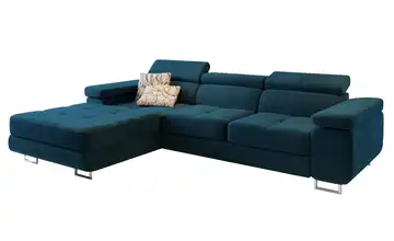 MASSENO Ecksofa Elma Cyanblau links