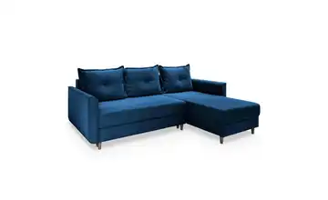MASSENO Ecksofa Pisan Cyanblau rechts