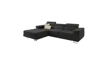 MASSENO Ecksofa Elma Schwarz links