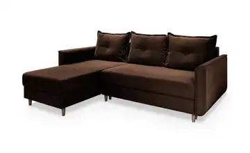 MASSENO Ecksofa Pisan Braun links