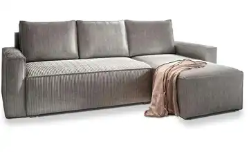 MASSENO Ecksofa Hellgrau