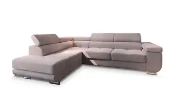 MASSENO Ecksofa Apiro Lila/Violett rechts