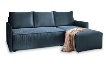 MASSENO Ecksofa Perusi Cyanblau