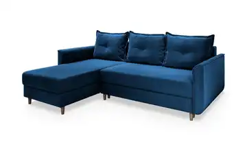MASSENO Ecksofa Pisan Cyanblau links