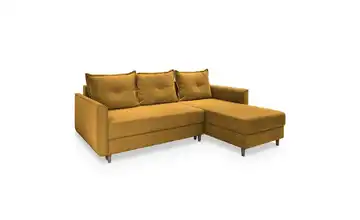 MASSENO Ecksofa Pisan Gelb rechts