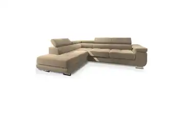 MASSENO Ecksofa Selva links Creme