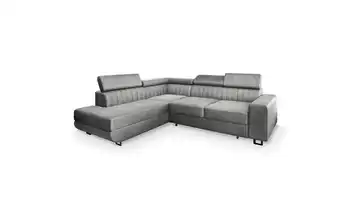 MASSENO Ecksofa Nola links Hellgrau
