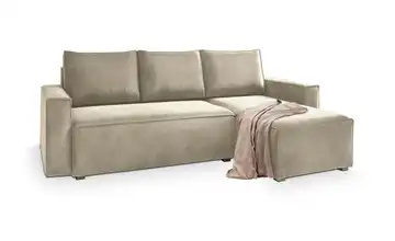 MASSENO Ecksofa Siles Creme