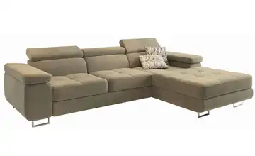 MASSENO Ecksofa Elma Creme rechts