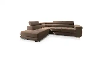 MASSENO Ecksofa Selva links Beige