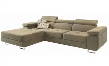 MASSENO Ecksofa Elma Creme links