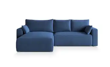 MASSENO Ecksofa Foril Cyanblau