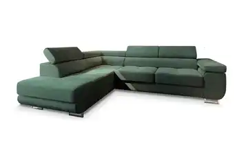 MASSENO Ecksofa Apiro Grün links
