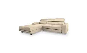MASSENO Ecksofa Noto Creme links