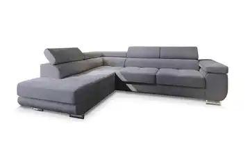 MASSENO Ecksofa Apiro Dunkelgrau links