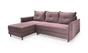 MASSENO Ecksofa Pisan Rosé links