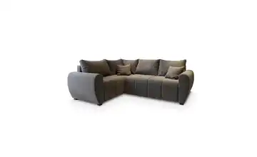 MASSENO Ecksofa Madison Hellgrau links