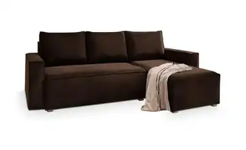MASSENO Ecksofa Siles Braun