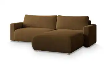 MASSENO Ecksofa Turin Moccabraun