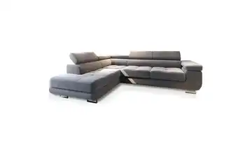MASSENO Ecksofa Selva links Hellgrau