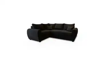 MASSENO Ecksofa Madison Schwarz links