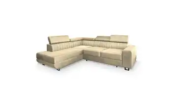 MASSENO Ecksofa Nola links Creme