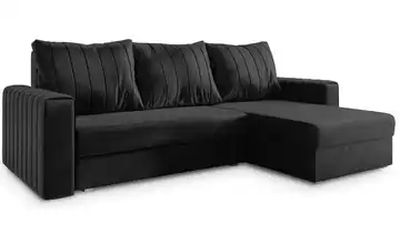 MASSENO Ecksofa Carl Schwarz