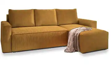 MASSENO Ecksofa Gelb