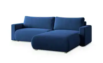 MASSENO Ecksofa Turin Cyanblau