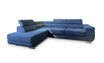 MASSENO Ecksofa Apiro Cyanblau links