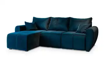 MASSENO Ecksofa Madison Cyanblau