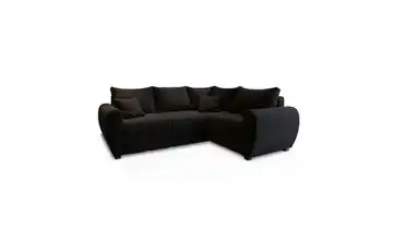 MASSENO Ecksofa Madison Schwarz rechts