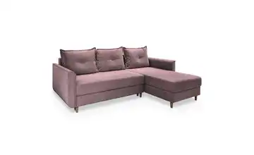 MASSENO Ecksofa Pisan Rosé rechts