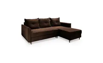 MASSENO Ecksofa Pisan Braun rechts