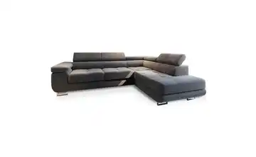 MASSENO Ecksofa Selva rechts Dunkelgrau
